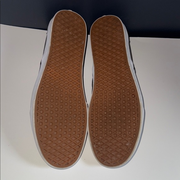 Vans Gray Canvas Slip-On Sneakers MEN SZ 13 - Picture 9 of 11